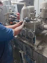 Engineer installing and maintaining SBM crusher equipment, on-site technical service