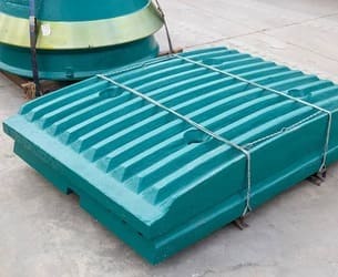 Metso C106 jaw plate replacement delivered to client quarry