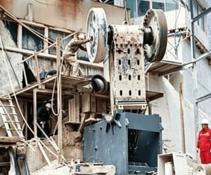 SBM jaw crusher main frame on-site delivery